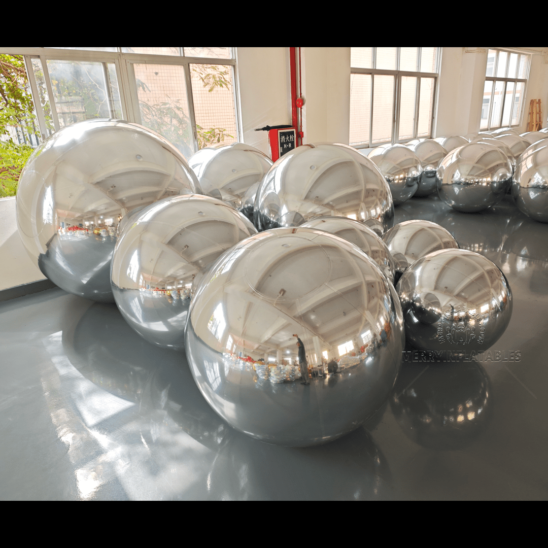 sliver color mirror ball 2