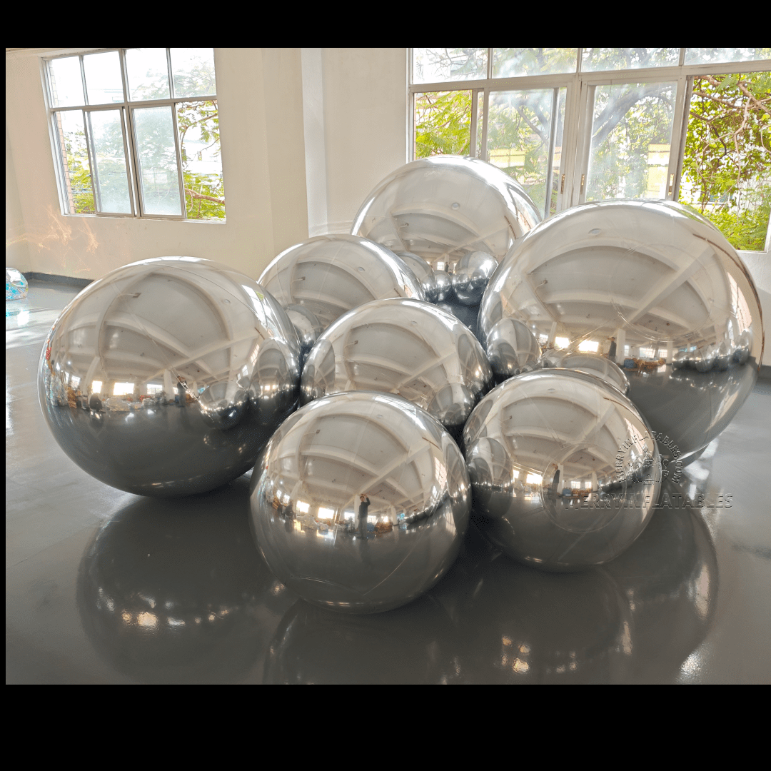 sliver color mirror ball 3