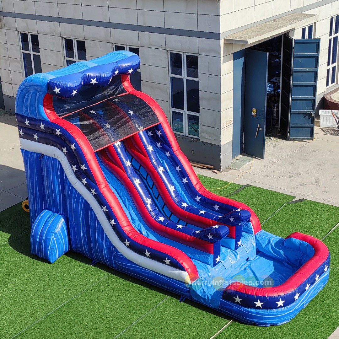 USA flag water slide 1