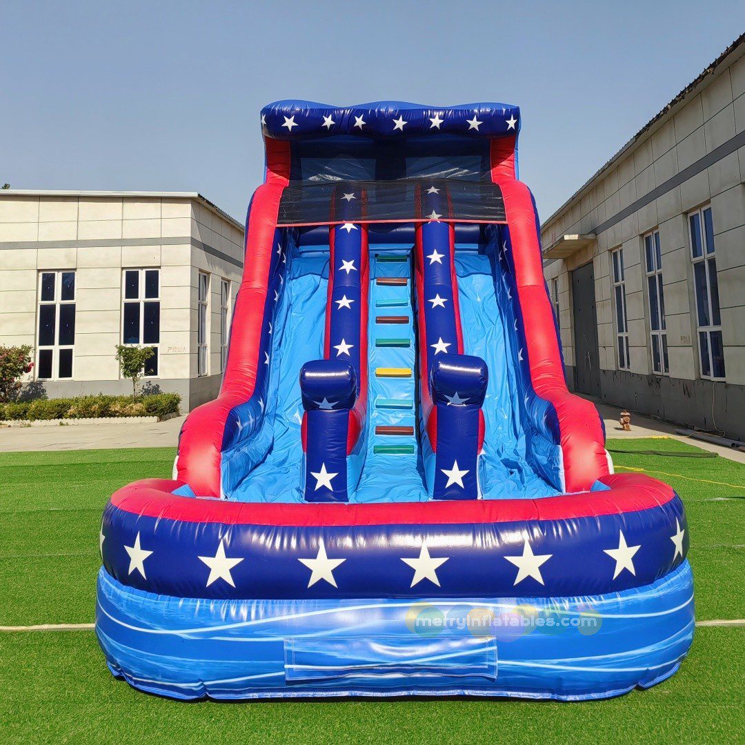 USA flag water slide 2