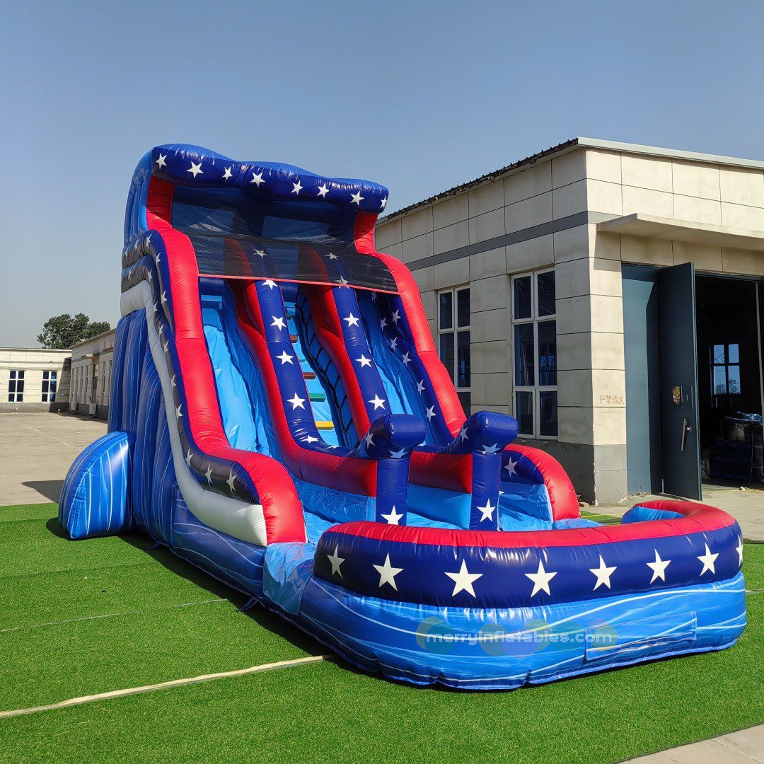 USA flag water slide 3